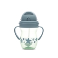 Handle Cup With Straw BLUE/GREEN